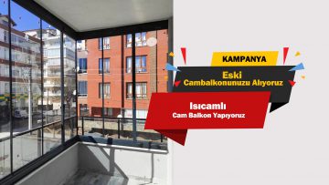 Eski Cambalkonları Alıyoruz Isıcamlı Cam Balkon Yapıyoruz